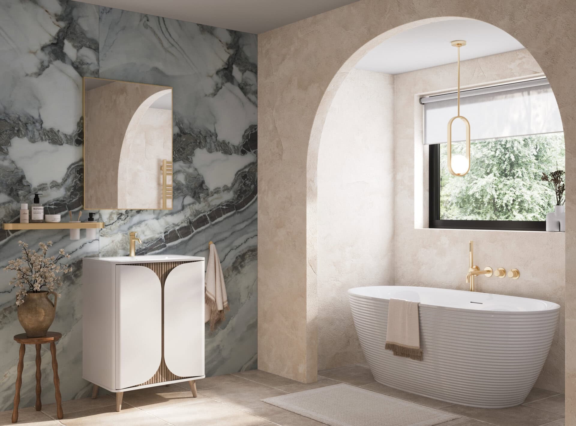 Swerdlow Interiors bespoke bathroom design and relaxation space